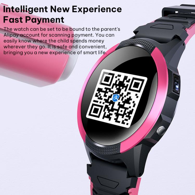 Smartwatch per bambini FA56 con schermo da 1,28 pollici, rete 4G e tracciamento GPS., Eurasia-Africa Version, American Version