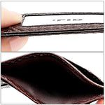 Borsa porta carte alla moda antifurto RFID in fibra di carbonio KB197