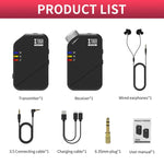 Sistema monitoraggio wireless in-ear XTUGA J02S 2.4G