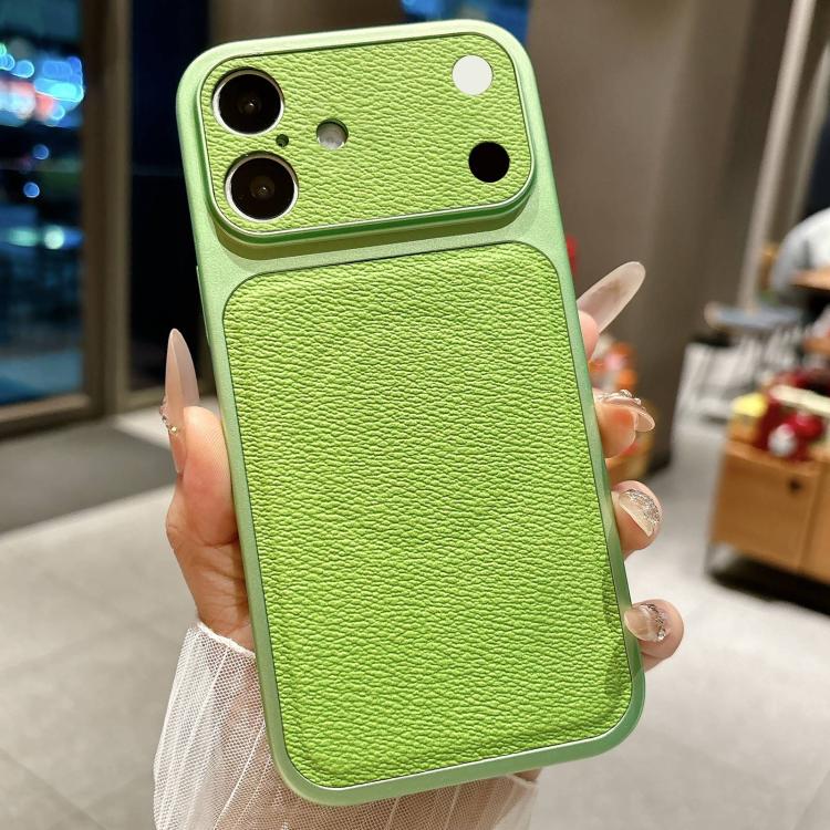 Si trasforma in una custodia magnetica per telefono con ampia finestra e texture litchi da 17 pollici., For iPhone 16 Pro, For iPhone 16 Plus, For iPhone 16, For iPhone 15 Pro Max