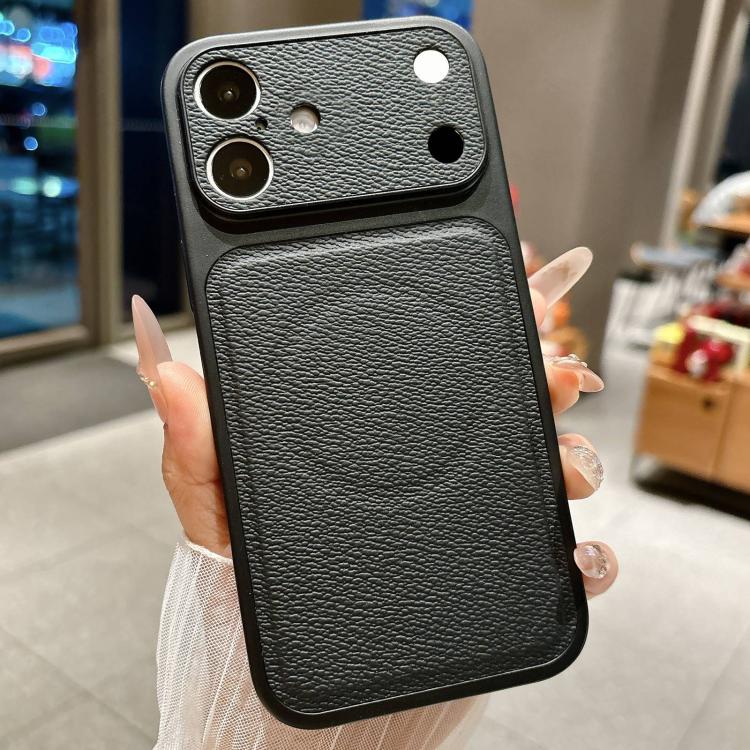 Si trasforma in una custodia magnetica per telefono con ampia finestra e texture litchi da 17 pollici., For iPhone 16 Pro, For iPhone 16 Plus, For iPhone 16, For iPhone 15 Pro Max