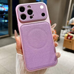 Si trasforma in una custodia magnetica per telefono con ampia finestra e texture litchi da 17 pollici., For iPhone 15 Pro, For iPhone 15, For iPhone 14, For iPhone 14 Pro