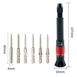 Set di cacciaviti a coppia regolabile BEST BST-9909 7 in 1 con punte per cacciavite S2, BEST BST-9909
