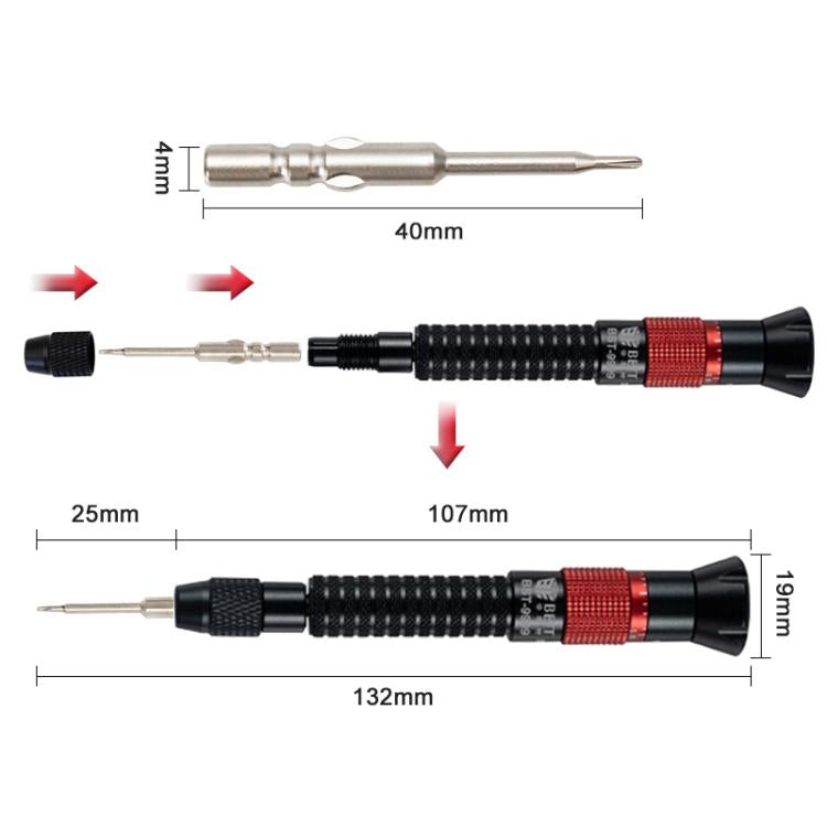Set di cacciaviti a coppia regolabile BEST BST-9909 7 in 1 con punte per cacciavite S2, BEST BST-9909