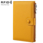 Borsa portadocumenti antifurto RFID in vera pelle.