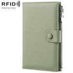 Borsa portadocumenti antifurto RFID in vera pelle.