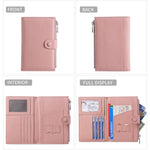Borsa portadocumenti antifurto RFID in vera pelle.