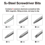 Set di cacciaviti dinamometrici BEST BST-9907 7 in 1 con punte per cacciavite S2, BEST BST-9907