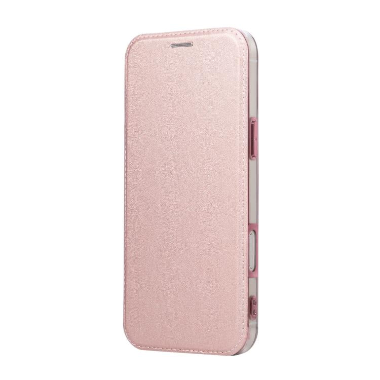 Custodia per telefono ultra sottile in ecopelle con placcatura magnetica, For iPhone 17 Pro Max, For iPhone 17 Pro, For iPhone 17