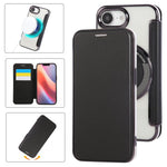 Custodia per telefono ultra sottile in ecopelle con placcatura magnetica, For iPhone Air, For iPhone 16e, For iPhone 16 Pro Max