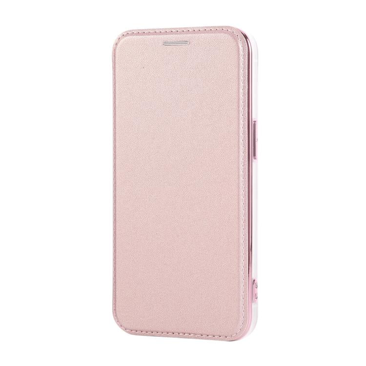 Custodia per telefono ultra sottile in ecopelle con placcatura magnetica, For iPhone 14 Pro Max, For iPhone 13 Pro Max, For iPhone 13 Pro