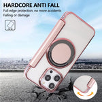 Custodia per telefono ultra sottile in ecopelle con placcatura magnetica, For iPhone 14 Pro Max, For iPhone 13 Pro Max, For iPhone 13 Pro