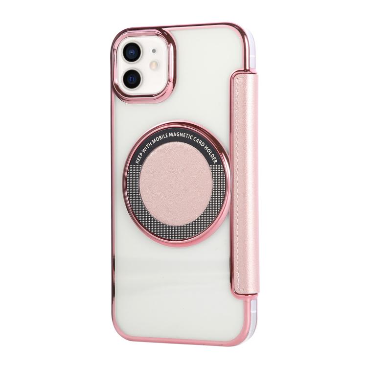 Custodia per telefono ultra sottile in ecopelle con placcatura magnetica, For iPhone 12 / 12 Pro, For iPhone 12 Pro Max