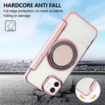 Custodia per telefono ultra sottile in ecopelle con placcatura magnetica, For iPhone 12 / 12 Pro, For iPhone 12 Pro Max