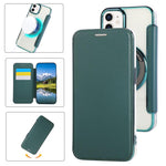 Custodia per telefono ultra sottile in ecopelle con placcatura magnetica, For iPhone 12 / 12 Pro, For iPhone 12 Pro Max