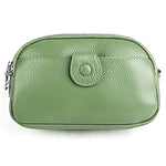 Borsa a tracolla da donna capiente in vera pelle.