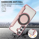 Custodia per telefono ultra sottile in ecopelle con placcatura magnetica, For Samsung Galaxy S25 / S24 5G, For Samsung Galaxy S25+ / S24+ 5G, For Samsung Galaxy S25 Ultra 5G