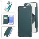 Custodia per telefono ultra sottile in ecopelle con placcatura magnetica, For Samsung Galaxy S25 / S24 5G, For Samsung Galaxy S25+ / S24+ 5G, For Samsung Galaxy S25 Ultra 5G
