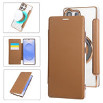 Custodia per telefono ultra sottile in ecopelle con placcatura magnetica, For Samsung Galaxy S24 Ultra 5G, For Samsung Galaxy S23 Ultra 5G, For Samsung Galaxy S23+ 5G