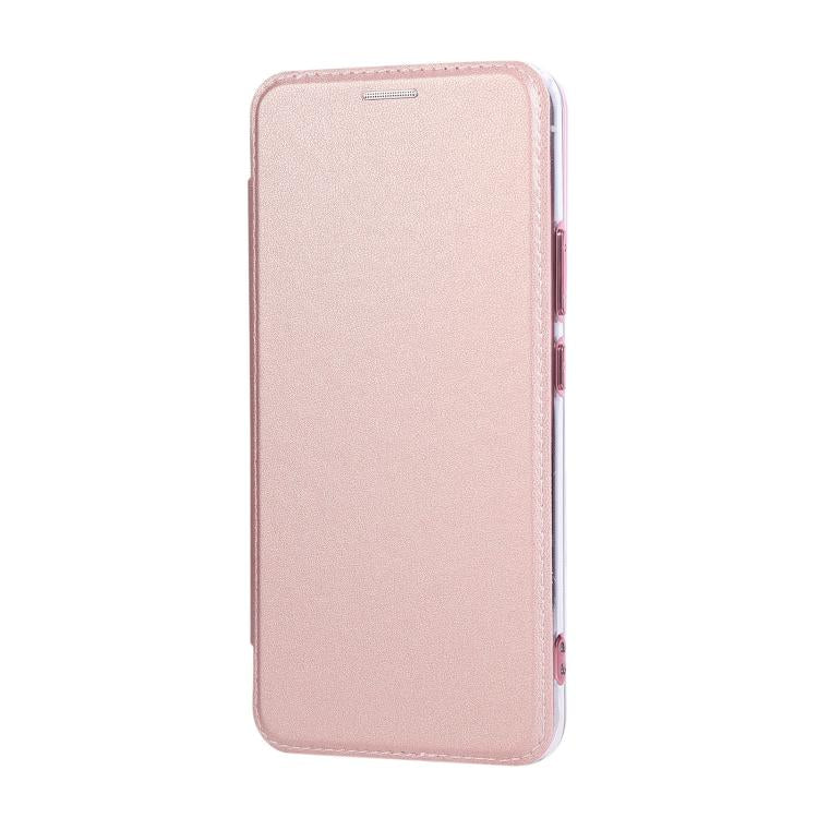 Custodia per telefono ultra sottile in ecopelle con placcatura magnetica, For Samsung Galaxy S22 5G