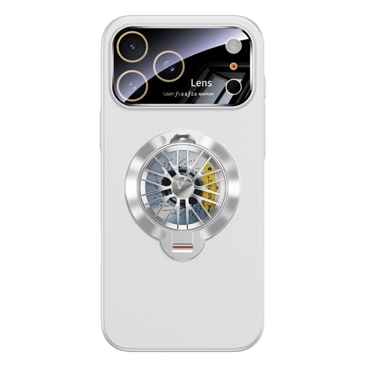 Custodia magnetica con giroscopio e finestra per fotocamera del PC Glaze, supporto girevole., For iPhone 17 Pro Max, For iPhone 17 Pro, For iPhone 17