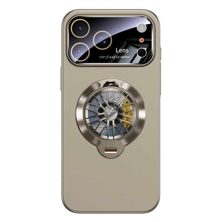 Custodia magnetica con giroscopio e finestra per fotocamera del PC Glaze, supporto girevole., For iPhone 17 Pro Max, For iPhone 17 Pro, For iPhone 17