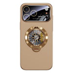 Custodia magnetica con giroscopio e finestra per fotocamera del PC Glaze, supporto girevole., For iPhone 17 Pro Max, For iPhone 17 Pro, For iPhone 17