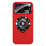 Custodia magnetica con giroscopio e finestra per fotocamera del PC Glaze, supporto girevole., For iPhone 17 Pro Max, For iPhone 17 Pro, For iPhone 17