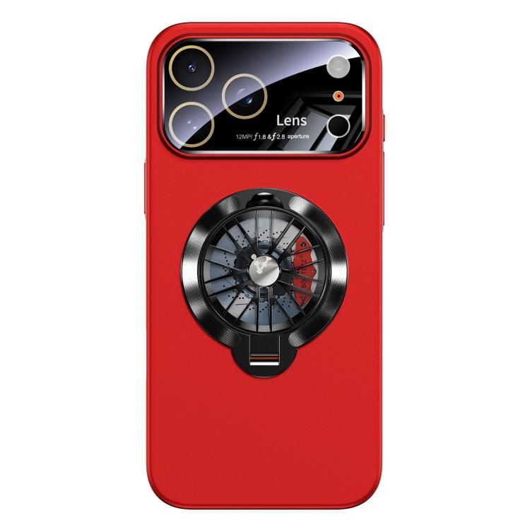Custodia magnetica con giroscopio e finestra per fotocamera del PC Glaze, supporto girevole., For iPhone 17 Pro Max, For iPhone 17 Pro, For iPhone 17