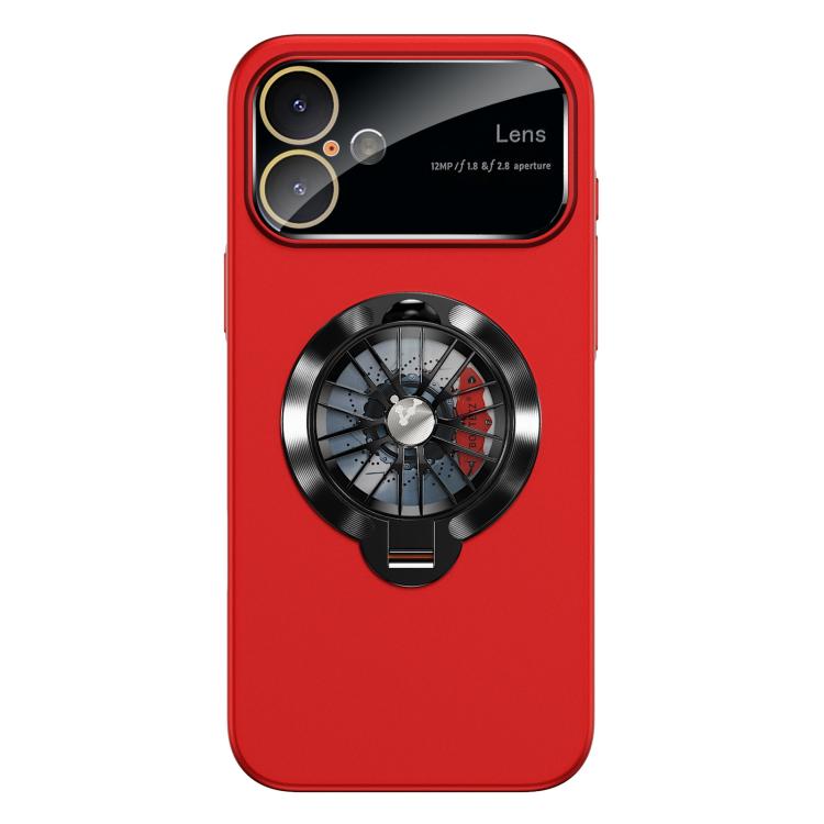 Custodia magnetica con giroscopio e finestra per fotocamera del PC Glaze, supporto girevole., For iPhone 17 Pro Max, For iPhone 17 Pro, For iPhone 17