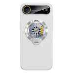Custodia magnetica con giroscopio e finestra per fotocamera del PC Glaze, supporto girevole., For iPhone Air, For iPhone 16 Pro Max, For iPhone 16 Pro