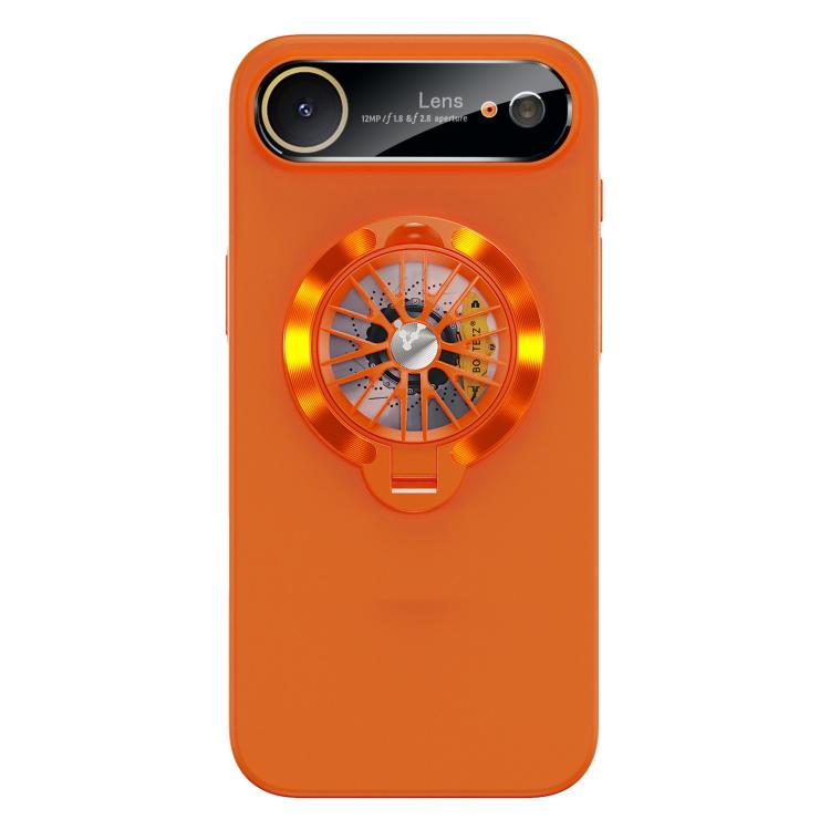 Custodia magnetica con giroscopio e finestra per fotocamera del PC Glaze, supporto girevole., For iPhone Air, For iPhone 16 Pro Max, For iPhone 16 Pro