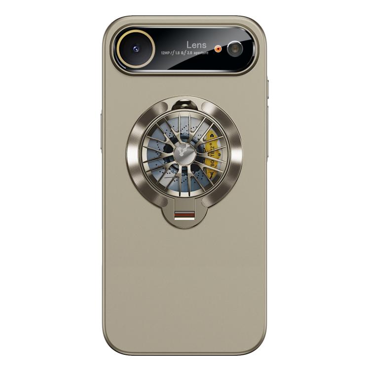 Custodia magnetica con giroscopio e finestra per fotocamera del PC Glaze, supporto girevole., For iPhone Air, For iPhone 16 Pro Max, For iPhone 16 Pro