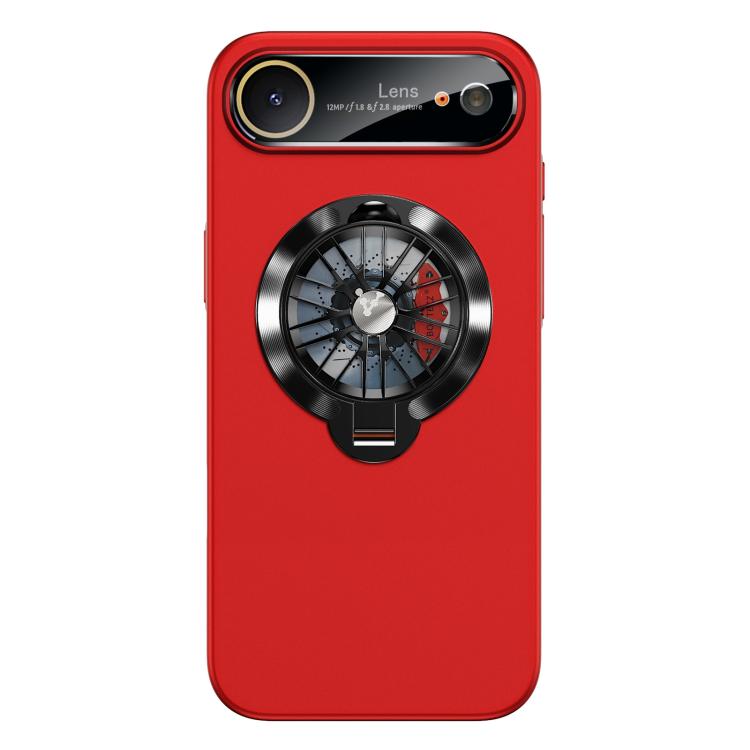 Custodia magnetica con giroscopio e finestra per fotocamera del PC Glaze, supporto girevole., For iPhone Air, For iPhone 16 Pro Max, For iPhone 16 Pro