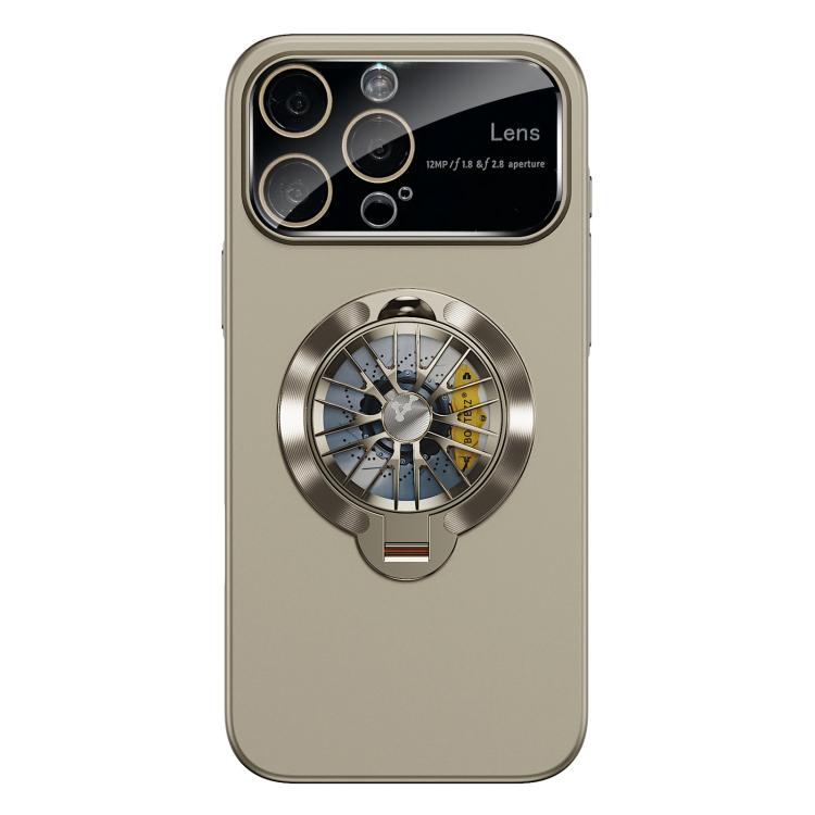 Custodia magnetica con giroscopio e finestra per fotocamera del PC Glaze, supporto girevole., For iPhone Air, For iPhone 16 Pro Max, For iPhone 16 Pro