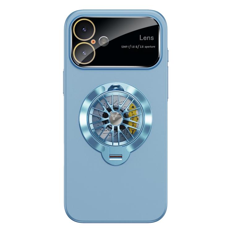 Custodia magnetica con giroscopio e finestra per fotocamera del PC Glaze, supporto girevole., For iPhone 16 Plus, For iPhone 16, For iPhone 15 Pro Max