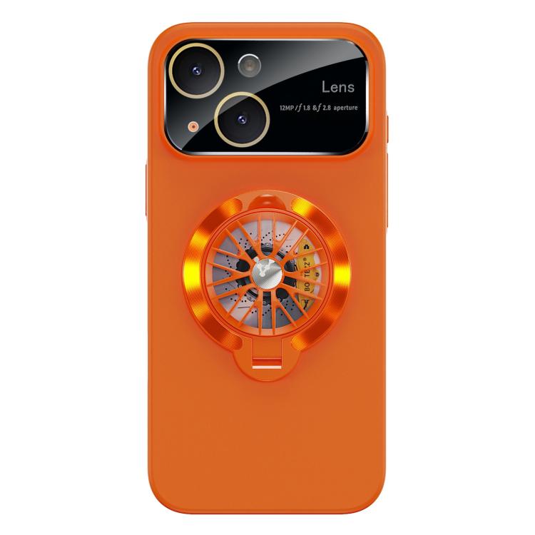 Custodia magnetica con giroscopio e finestra per fotocamera del PC Glaze, supporto girevole., For iPhone 14 Plus, For iPhone 14, For iPhone 14 Pro