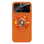 Custodia magnetica con giroscopio e finestra per fotocamera del PC Glaze, supporto girevole., For iPhone 14 Plus, For iPhone 14, For iPhone 14 Pro