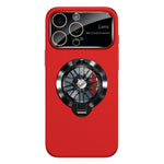Custodia magnetica con giroscopio e finestra per fotocamera del PC Glaze, supporto girevole., For iPhone 14 Pro Max, For iPhone 13 Pro Max, For iPhone 13 Pro
