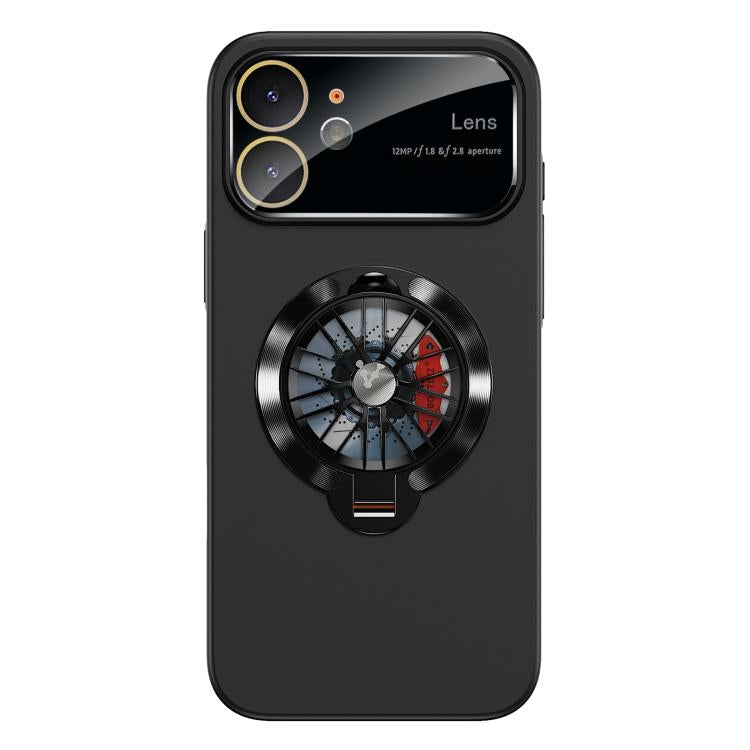Custodia magnetica con giroscopio e finestra per fotocamera del PC Glaze, supporto girevole., For iPhone 12 Pro, For iPhone 11 Pro Max, For iPhone 11