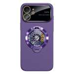 Custodia magnetica con giroscopio e finestra per fotocamera del PC Glaze, supporto girevole., For iPhone 12 Pro, For iPhone 11 Pro Max, For iPhone 11