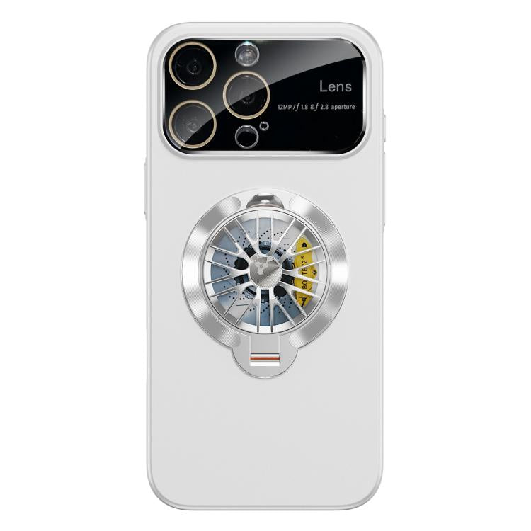 Custodia magnetica con giroscopio e finestra per fotocamera del PC Glaze, supporto girevole., For iPhone 14 Pro Max, For iPhone 13 Pro Max, For iPhone 13 Pro