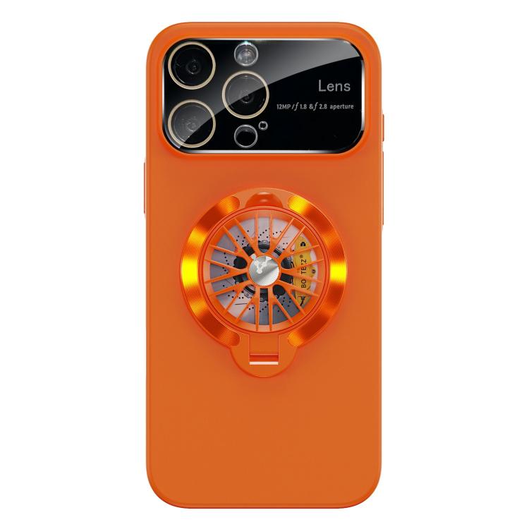 Custodia magnetica con giroscopio e finestra per fotocamera del PC Glaze, supporto girevole., For iPhone 13, For iPhone 12, For iPhone 12 Pro Max