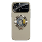 Custodia magnetica con giroscopio e finestra per fotocamera del PC Glaze, supporto girevole., For iPhone 12 Pro, For iPhone 11 Pro Max, For iPhone 11