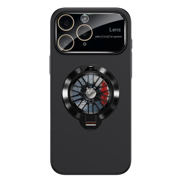 Custodia magnetica con giroscopio e finestra per fotocamera del PC Glaze, supporto girevole., For iPhone 12 Pro, For iPhone 11 Pro Max, For iPhone 11