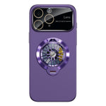 Custodia magnetica con giroscopio e finestra per fotocamera del PC Glaze, supporto girevole., For iPhone 12 Pro, For iPhone 11 Pro Max, For iPhone 11
