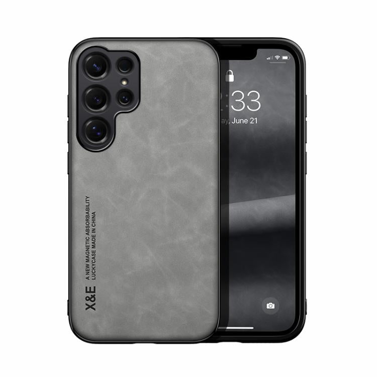 Custodia per telefono in similpelle con retro magnetico, piacevole al tatto., For Samsung Galaxy S26+ 5G, For Samsung Galaxy S26 Ultra 5G, For Samsung Galaxy S26 5G