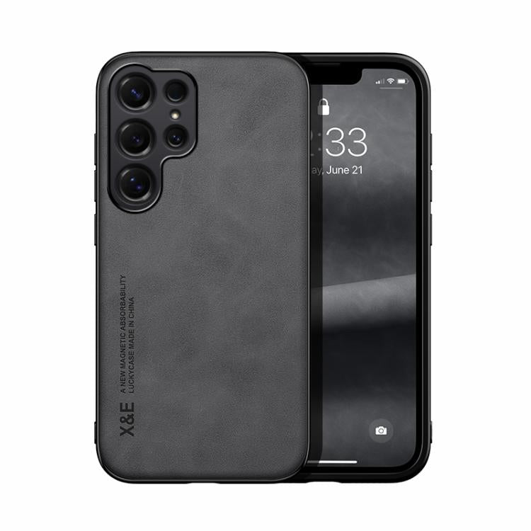 Custodia per telefono in similpelle con retro magnetico, piacevole al tatto., For Samsung Galaxy S26+ 5G, For Samsung Galaxy S26 Ultra 5G, For Samsung Galaxy S26 5G