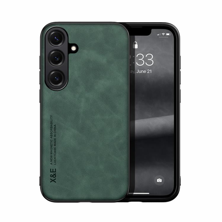 Custodia per telefono in similpelle con retro magnetico, piacevole al tatto., For Samsung Galaxy S26+ 5G, For Samsung Galaxy S26 Ultra 5G, For Samsung Galaxy S26 5G