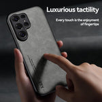 Custodia per telefono in similpelle con retro magnetico, piacevole al tatto., For Samsung Galaxy S26+ 5G, For Samsung Galaxy S26 Ultra 5G, For Samsung Galaxy S26 5G